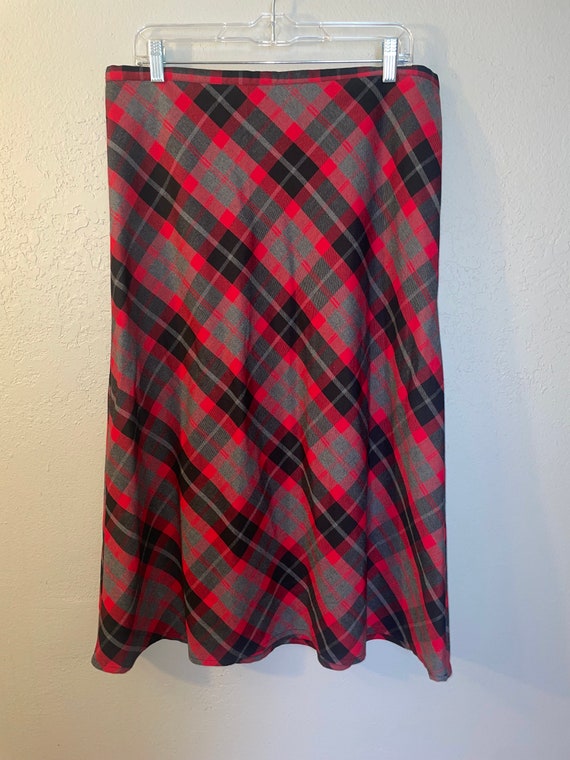 Tartan plaid skirt sz 12/14