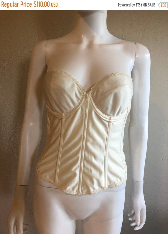 SALE Closing Shop SALE Vintage 80's Strapless Bust
