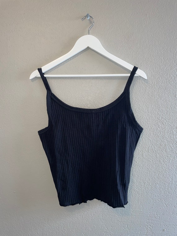 SALE SALE Clearance SALE Basic black ribbed tank … - image 3
