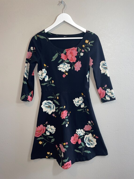 SALE SALE Clearance SALE Black floral dress