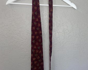 Clearance SALE CHAPS Ralph Lauren abstract silk neck tie
