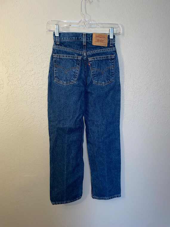 Clearance SALE Kids jr 550 levis Denim Blue Jeans… - image 3