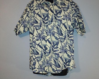 SALE SALE Clearance SALE Vintage Hawaiian collared Button down dress shirt y2k
