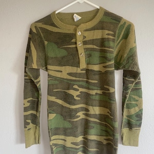 Camo Thermal Shirt - Etsy