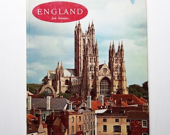England by Jack Simmons, Vintage Illustrated Hardcover History Book, Batsford