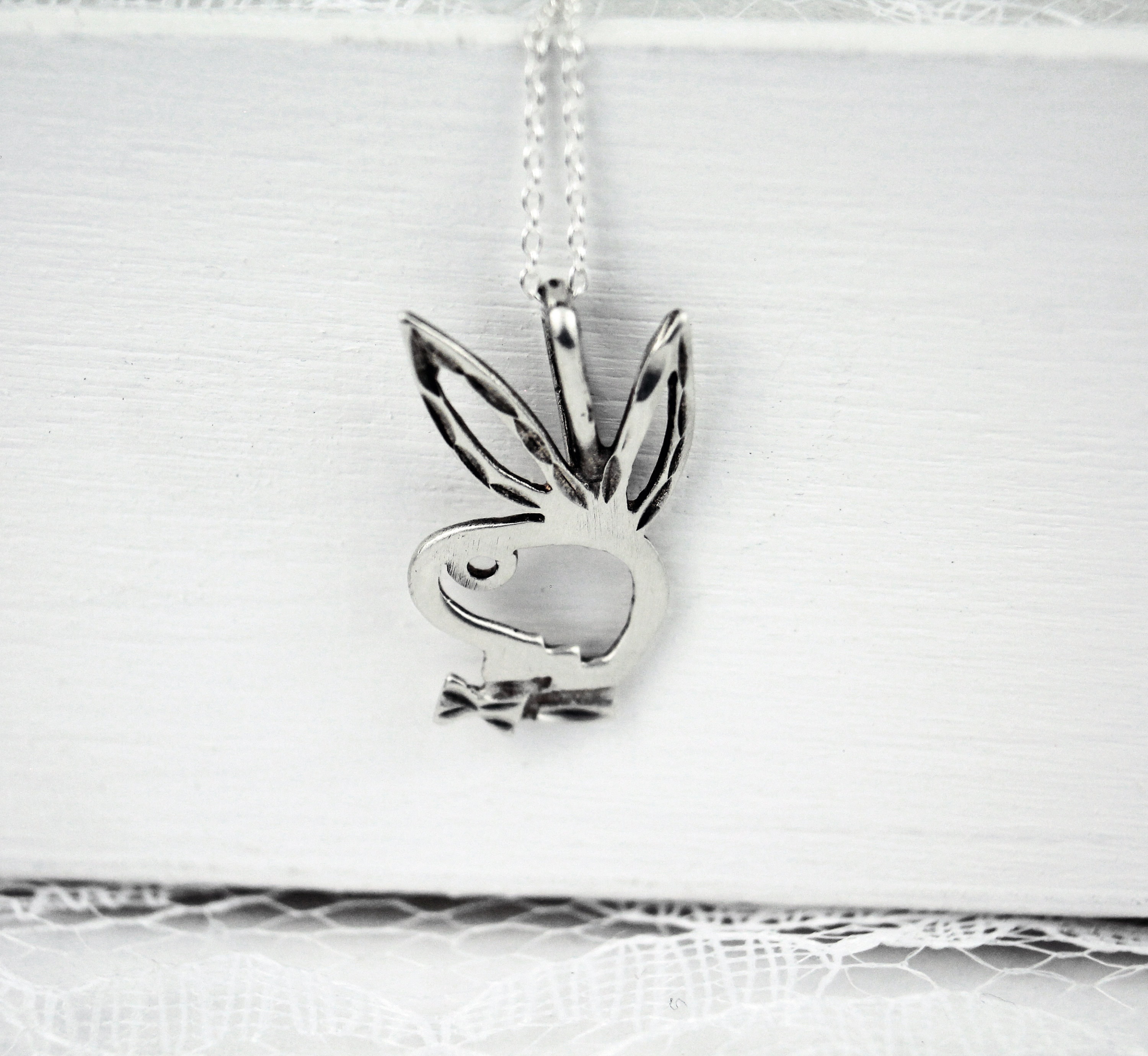 Playboy necklace sterling best sale silver