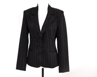 Vintage Rodan black blazer for women, size 7/8 (petite)