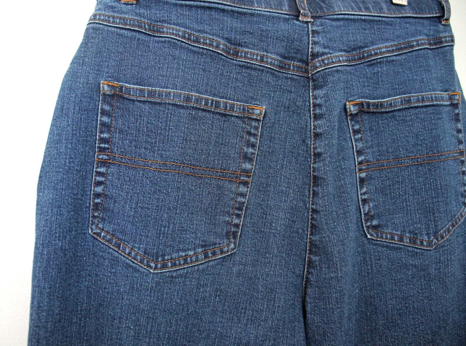 Vintage ALIA jeans high rise straight leg 1990s cotton denim | Etsy