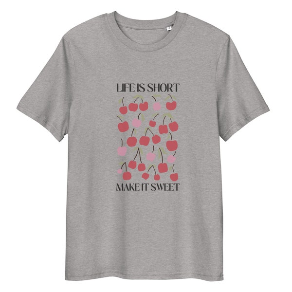 Unisex Flower T Shirt- Boho Cottagecore Shirt, Vintage Botanical Tee, Floral Nature Shirt, Garden Lover Shirt, Organic Cotton t-shirt Gift