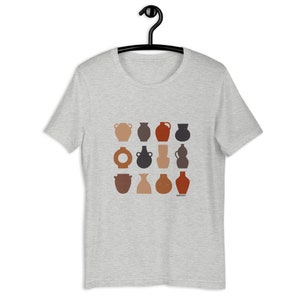 Clay Forms - Unisex 4 diff colors - Pottery Shirt, Potter Tee, Ceramic Lover, Pottery Lovers, Ceramic Artist, Potter Gift