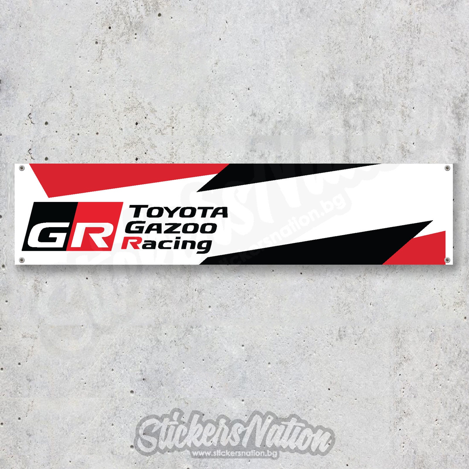 週末限定ンセール Toyota Racing Gazoo Vinyl Motorbike Motorsport Garage Banner スポーツ選手