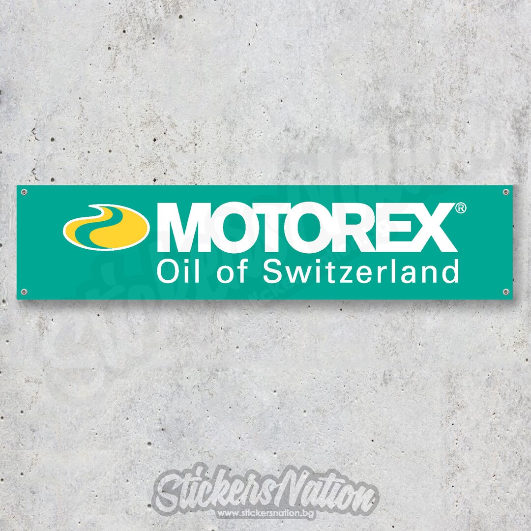 Motorex Oil Lubricants Vinyl Banner Garage Motorsport Motorbike Sign ...