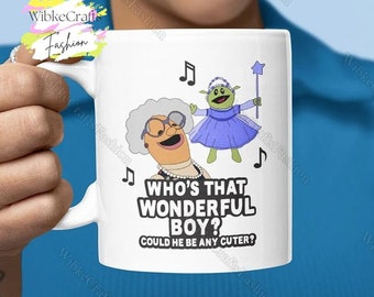 Mug Who's That Wonderful Girl, Mug Who's That Wonderful Boy, Mug meme mignon, cadeau d'anniversaire mignon