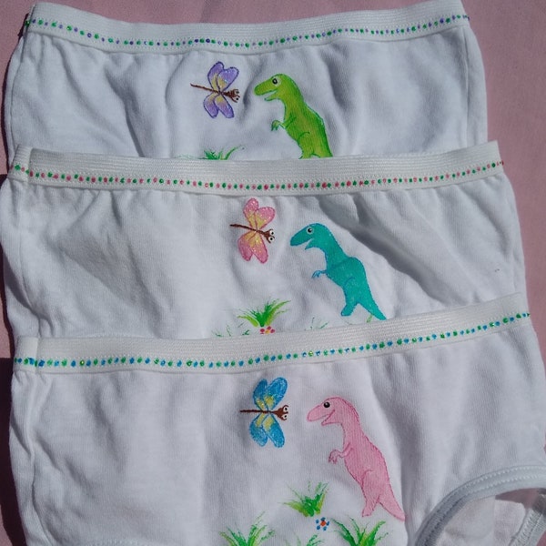 Dinosaur Panties - Etsy