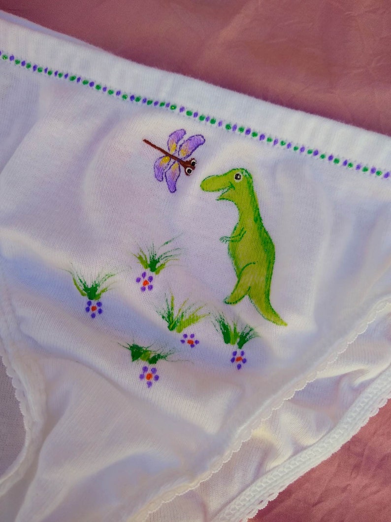 3 pack Trex Dinosaur Panties girls size XXsmall Xsmall Etsy
