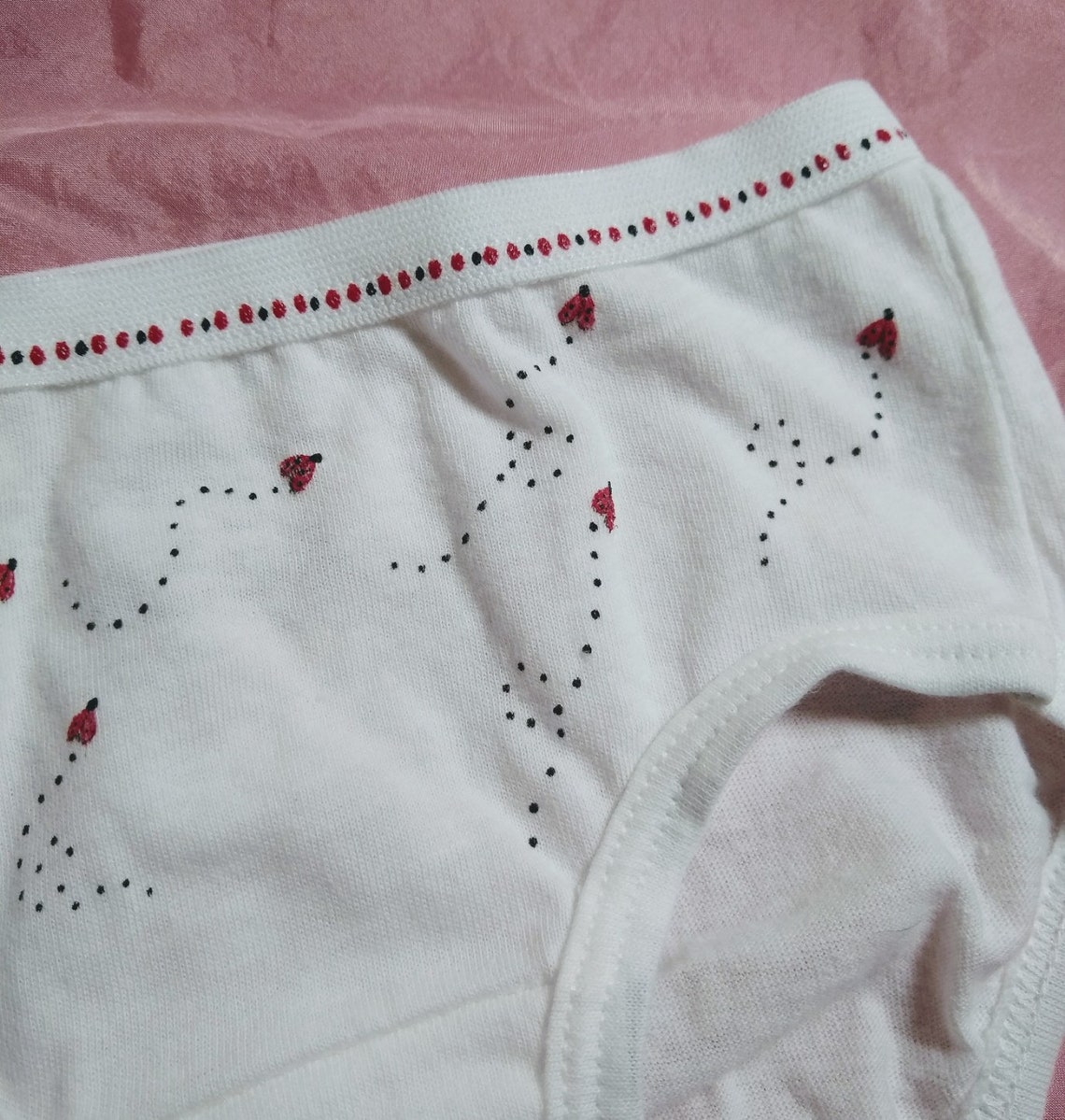 Ladybug Underwear Panties girls Size Xsmall Small Medium Etsy