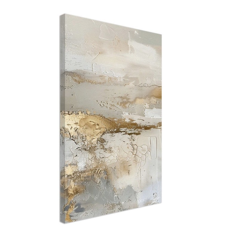View of Classic Canvas, Minimalist Wall Art, Living Room Wall Decor, Abstract ...