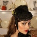 Iridescent Green Taffeta and Yellow Flower Gorgeous  Scarlet image 8