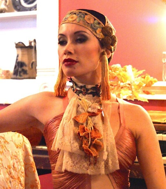 Fabulous Art Deco Style Headdress Headband Burlesq
