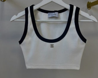 Women’s Basic White Cotton Tank Top