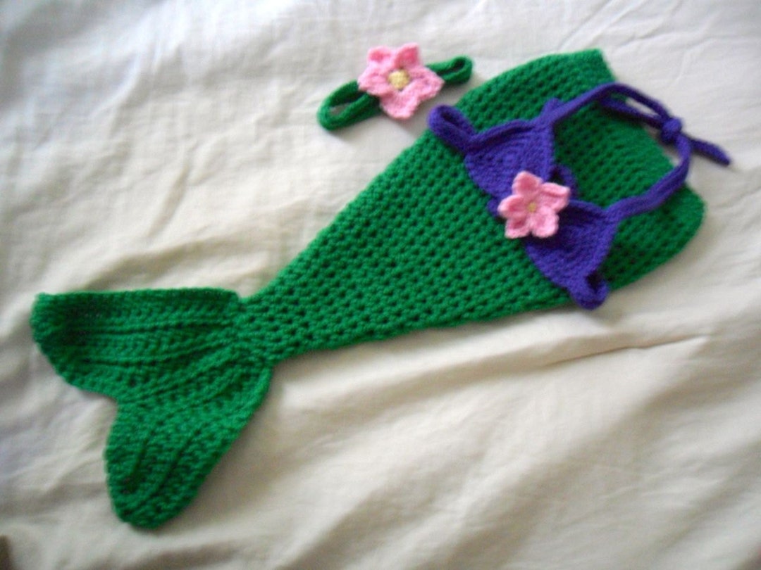 Baby Mermaid Costume Baby Mermaid Outfit Baby Mermaid Photo Prop