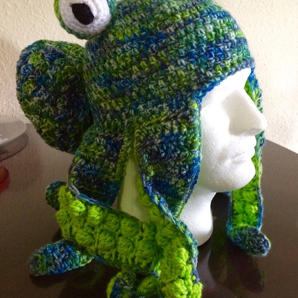 Octopus Hat - Octopus Beanie - Octopus Cosplay - Octopus Cosplay Costume - Octopus Fantasy Hat - Octopus Fantasy Beanie