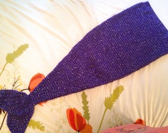 Mermaid Tail Blanket - Mermaid Blanket - Mermaid Tail Sack - Child Mermaid Tail Blanket - 12 Months through Child 10/12 - Made to Order