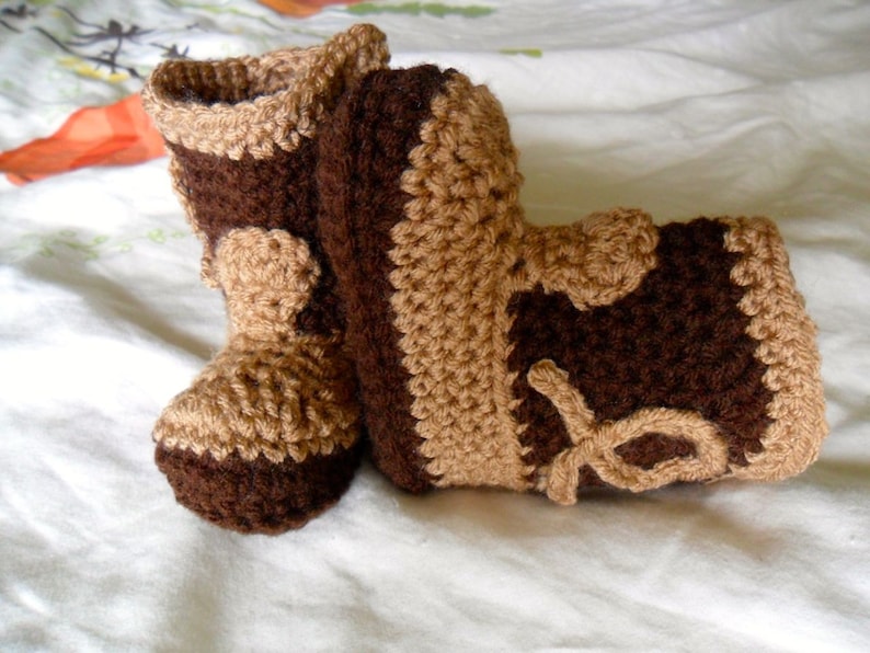 Baby Cowboy Boots Baby Cowboy Booties Baby Cowgirl Boots Baby Cowgirl Booties Two-Tone Baby Cowboy Boots Baby Boots 0-24 months image 1