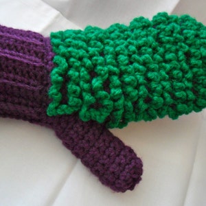 Purple Dusting Mitt - Green Dusting Mitt - Ecofriendly Dusting Mitt - Purple Dusting Mitten - Green Dusting Mitten - Purple Hand Duster