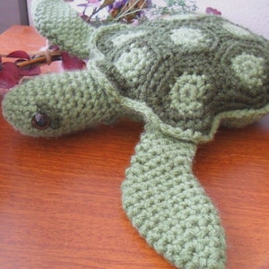 Green Sea Turtle Plush - Sea Turtle Plush - Green Sea Turtle - Sea Turtle Amigurumi - Sea Turtle Stuffed Animal - Sea Turtle Stuffie