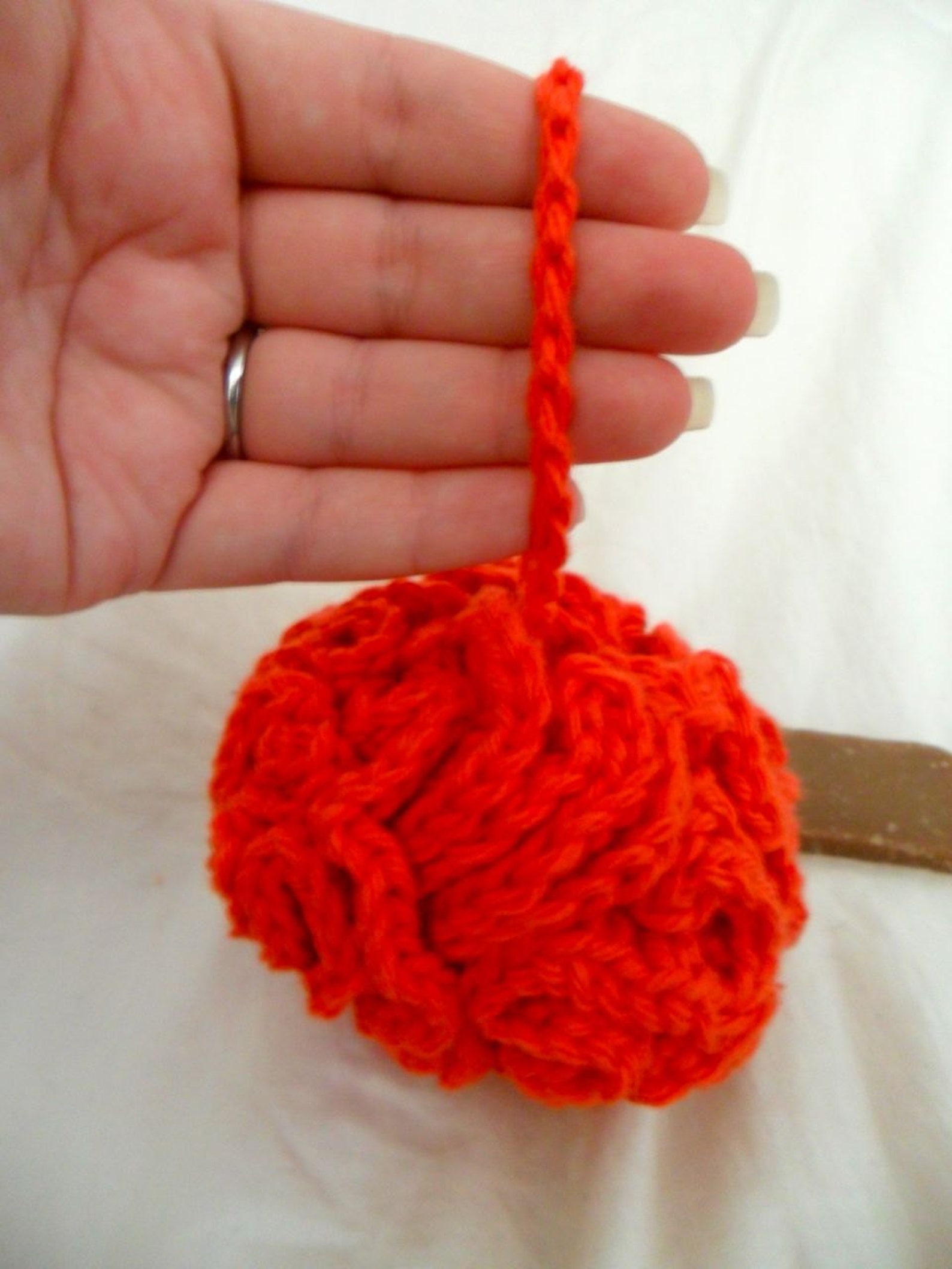 Orange Bath Pouf Orange Bath Puff Orange Bath Loofah Etsy