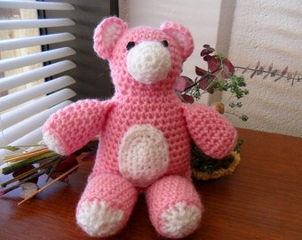 Pink Teddy Bear - Pink Teddybear - Pink Teddy Bear Plush - Pink Teddybear Plush - Pink Teddy Bear Doll - Pink Teddybear Doll - Baby Teddy