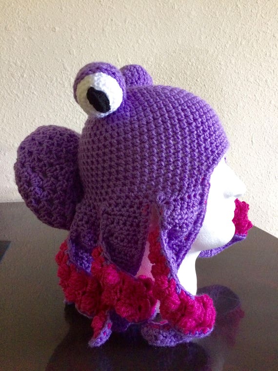 Octopus Hat Octopus Beanie Octopus Cosplay Octopus Etsy