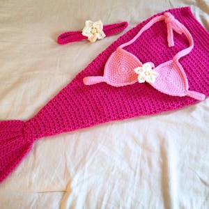 Baby Mermaid Costume - Baby Mermaid Outfit - Baby Mermaid Photo Prop - Newborn through 12 Months - Made to Order