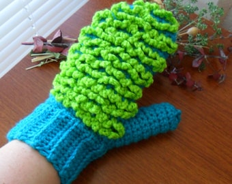 Custom Bright Ecofriendly 2-Sided Dusting Mitt - You Choose the Colors