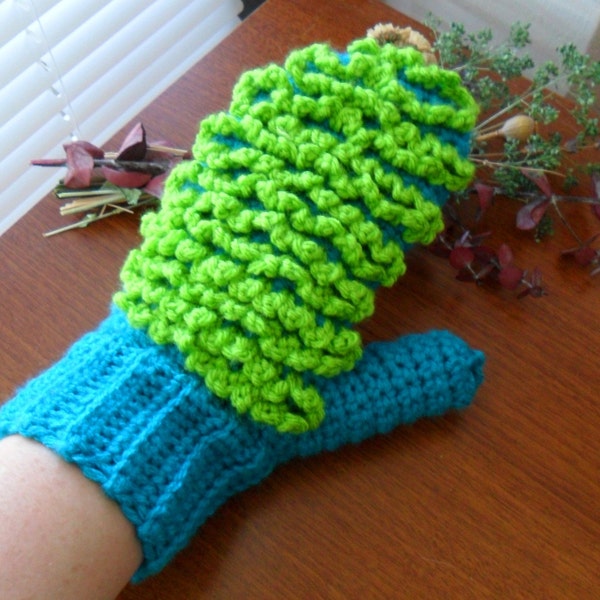 Custom Bright Ecofriendly 2-Sided Dusting Mitt - You Choose the Colors