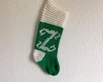 Monogrammed Christmas Stocking - Christmas Stocking - Monogrammed Stocking - Personalized Christmas Stocking - Personalized Stocking