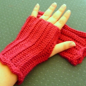 Himbeer-Handschuhe - Beere-Handschuhe - Himbeere SMS Handschuhe - Beere SMS Handschuhe - Burgund fingerlose Handschuhe