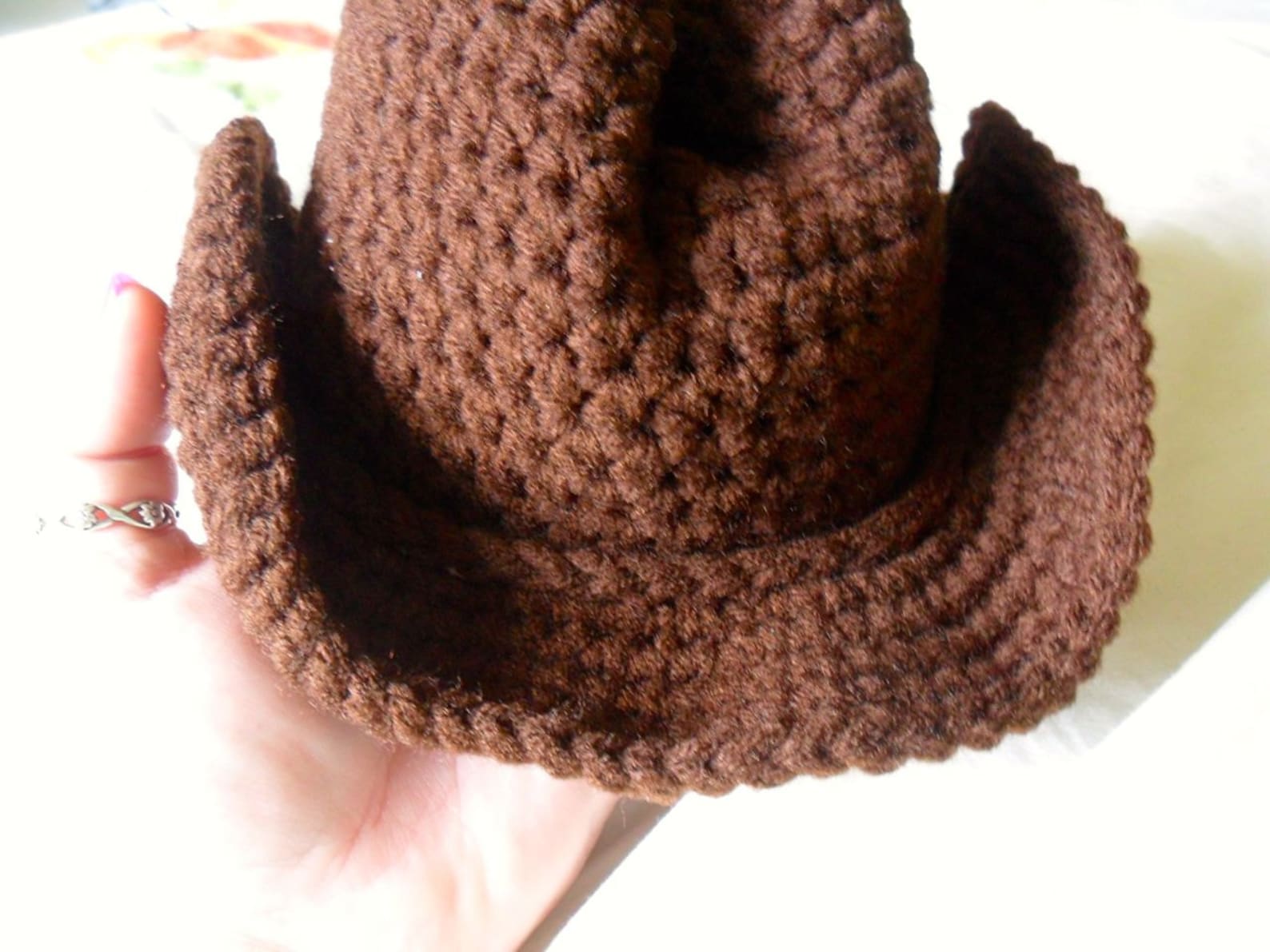 Baby Cowboy Hat Baby Cowboy Hat Photo Prop Brown Baby Etsy