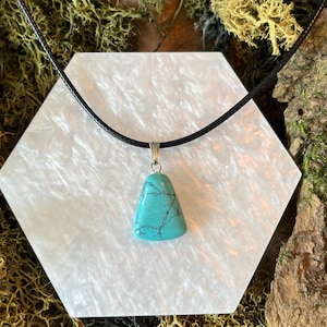 Türkis Halskette /  Heilstein Kette