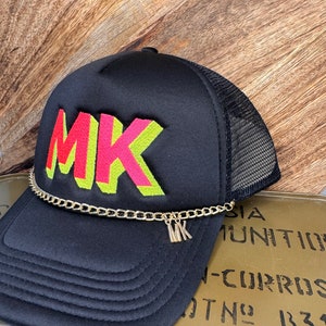 CUSTOM Trucker Hat Chain | Cuban Link Chain w/ Initial(s)