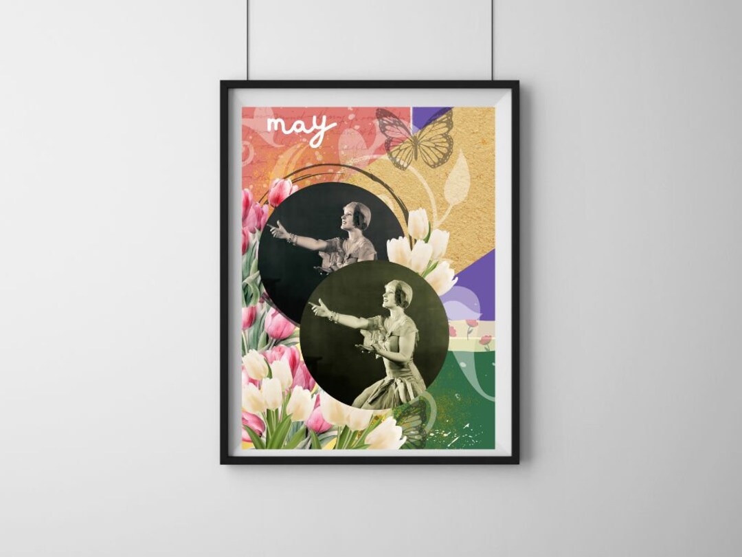 May Spring, Original Vintage Digital Print, Printable Art, Poster ...