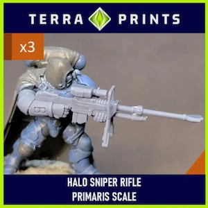 SNIPER RIFLE - HALO - (x3 bits) compatible with Sm primary marines - Eliminators