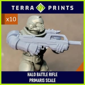 BATTLE Rifle - HALO - (x10 bits) compatible with Sm primary marines