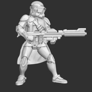 Clone Heavy Gunner - Legion compatible - 32mm scale | Darkfire