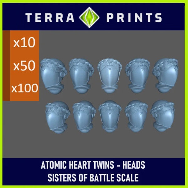 ATOMIC HOTTIE heads - Bits - compatible with sisters of battle