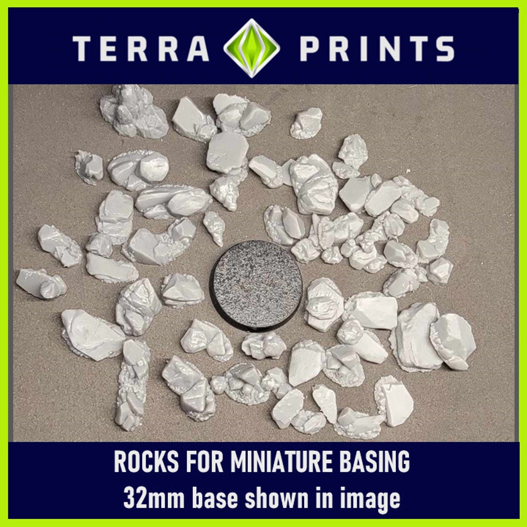 ROCKS and Rock Piles - Resin - for Model Trains or Wargame Miniatures ...