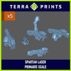 SPARTAN LASER - HALO - (x5 bits) compatible with Sm primary marines