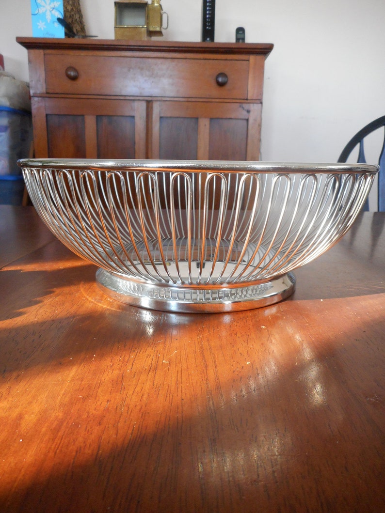 Vintage Silver Wire Bowl Estate find Made in Italy