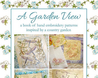 Hand Embroidery Pattern Book Angels Dogs Tea Time Birds Bees Flowers